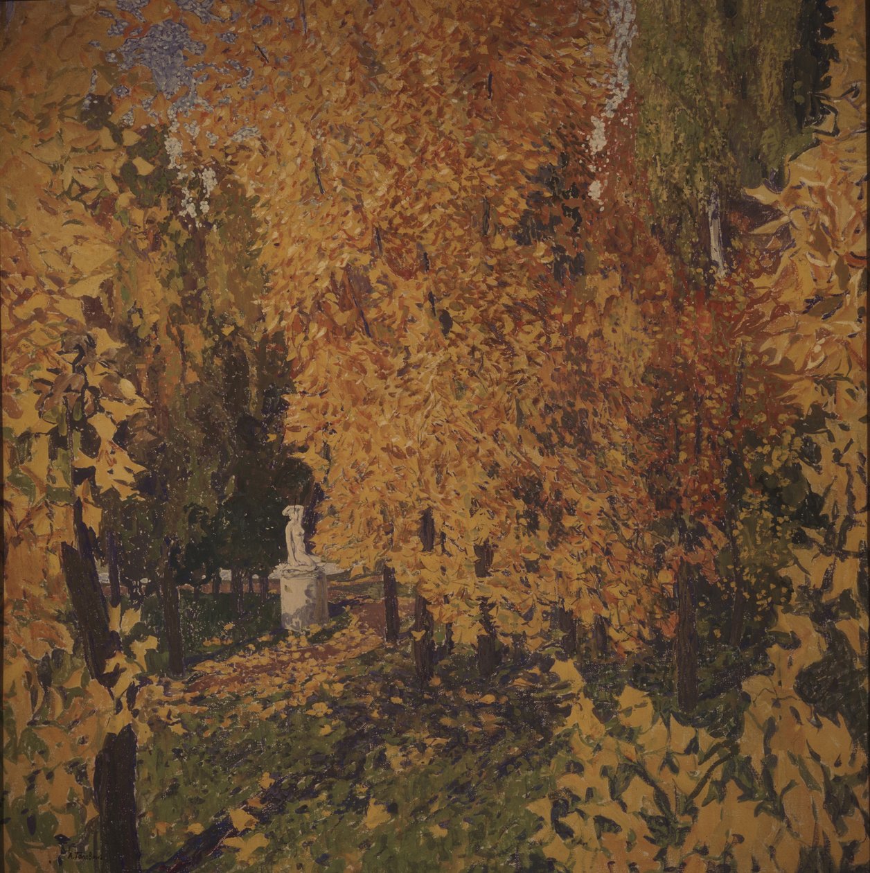 Høst, 1920 av Aleksandr Jakovlevic Golovin