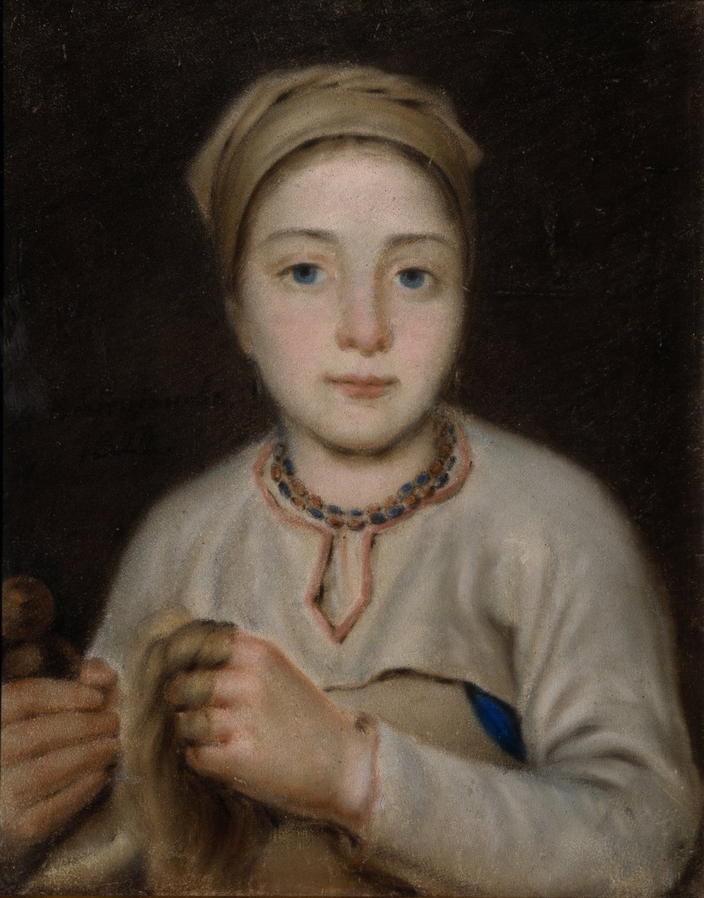 Anisya, 1822 av Aleksei Gavrilovich Venetsianov