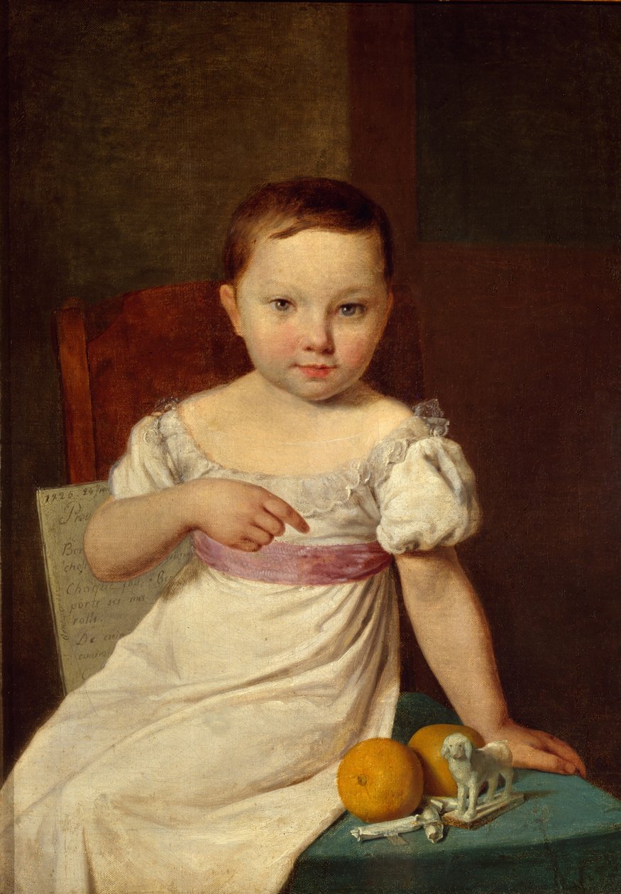 Portrett av Nastenka Khavansky, 19 av Aleksei Gavrilovich Venetsianov