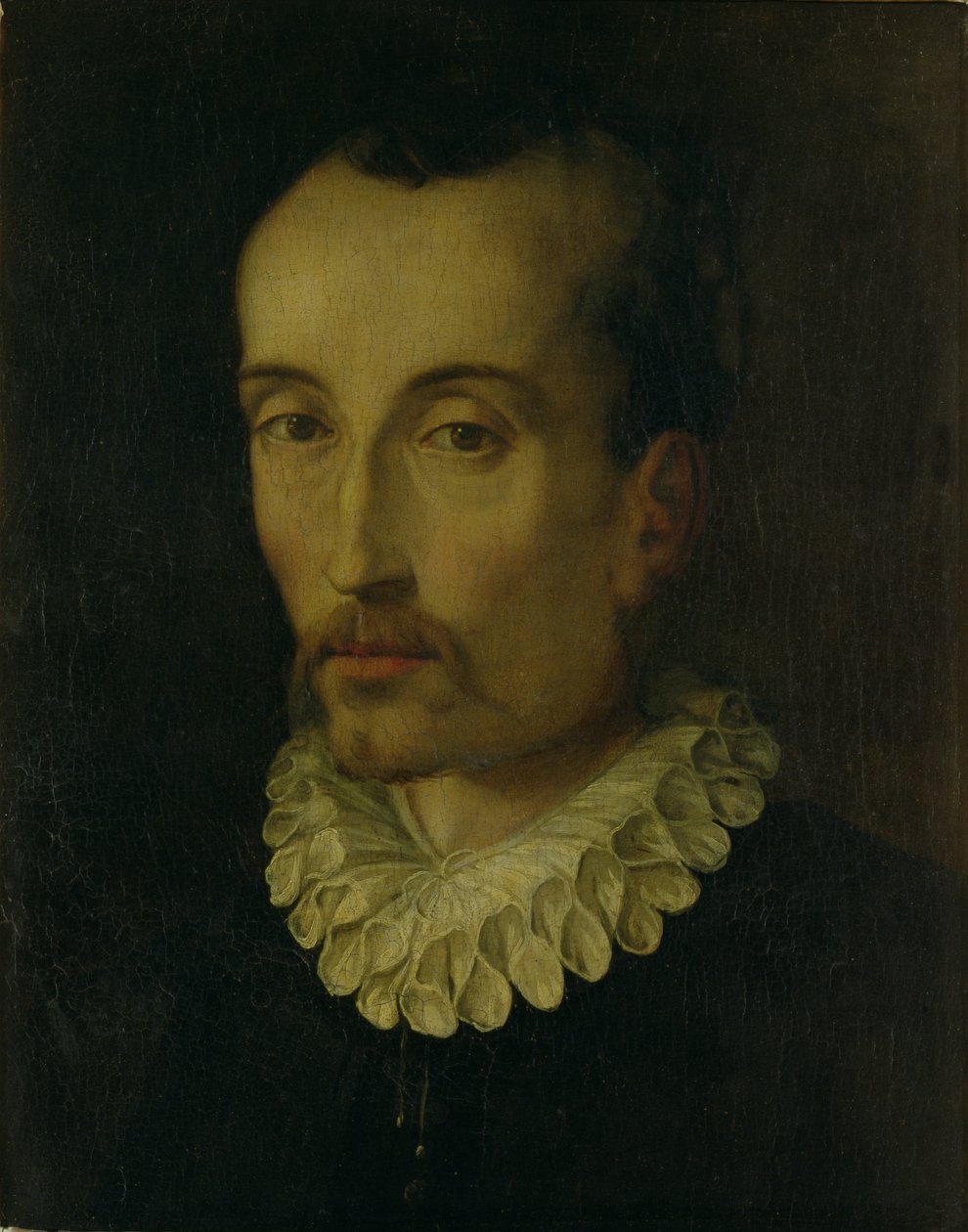 Portrett av Torquato Tasso, 1585-90 av Alessandro Allori