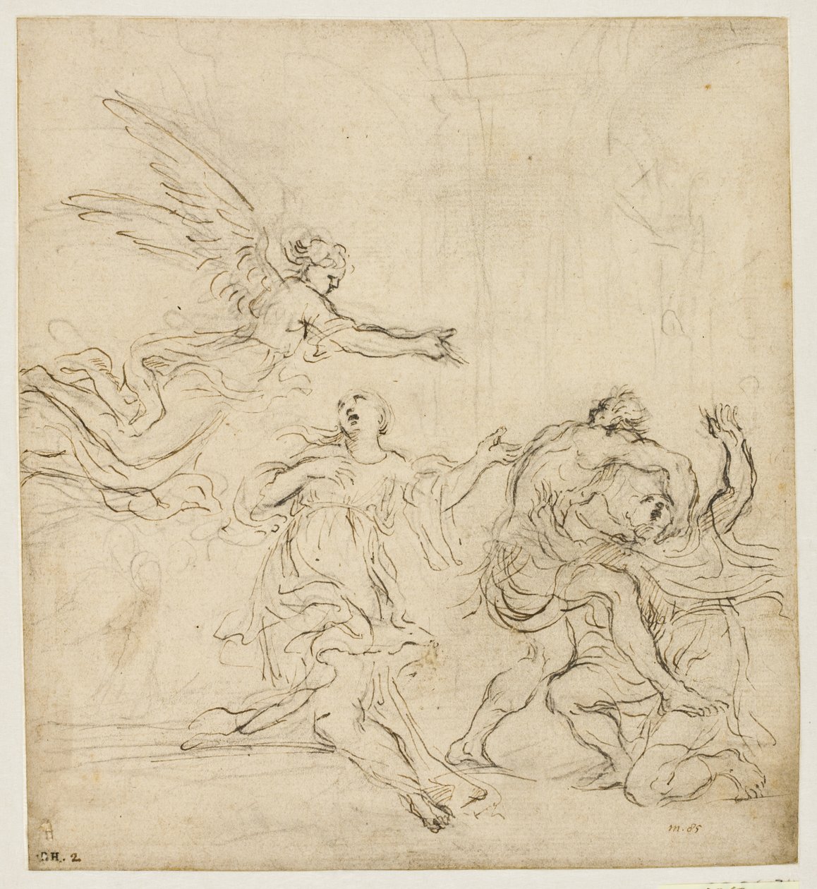 Miraklet til St Agnes av Alessandro Algardi