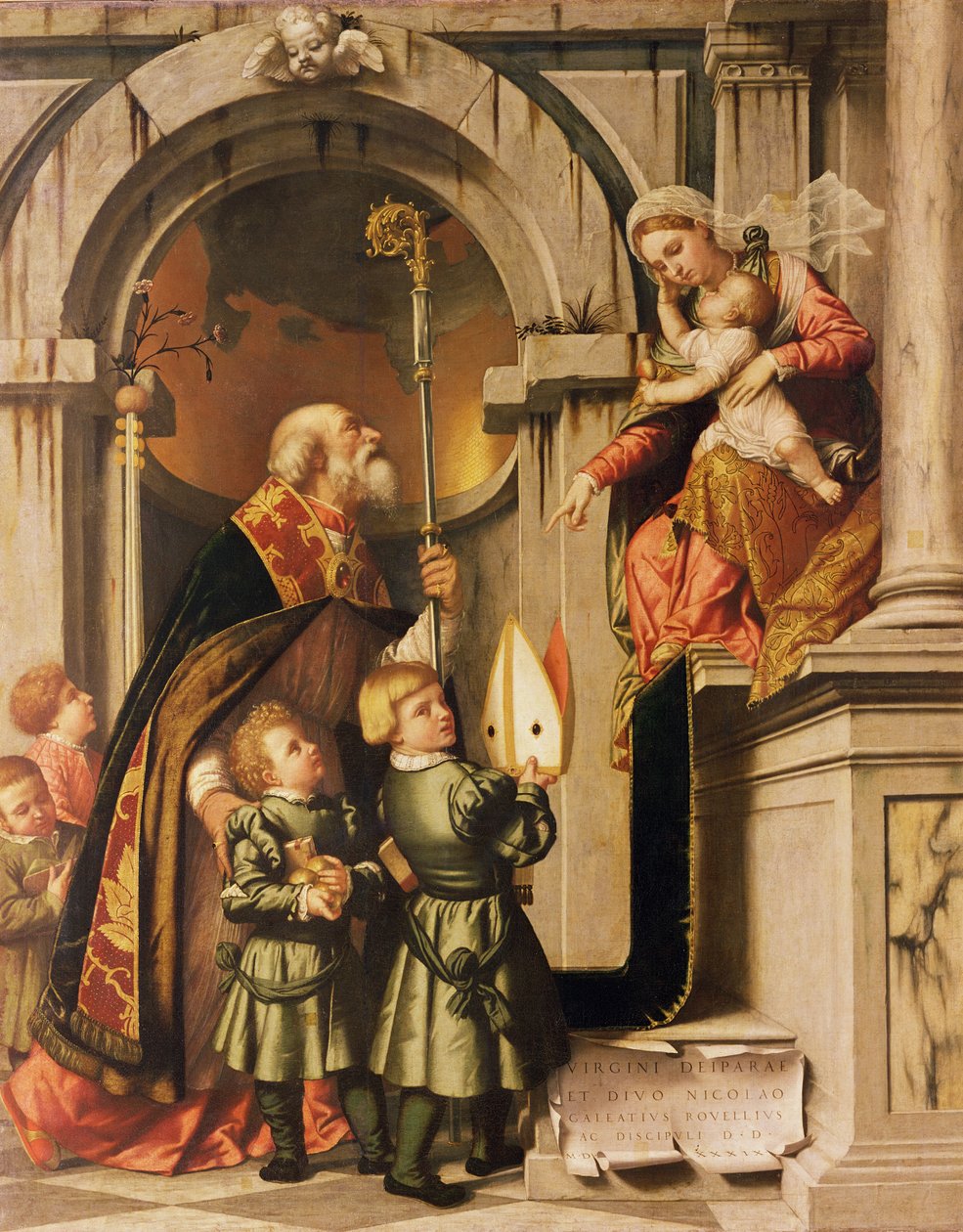 Pala Rowelli, 2 av Alessandro Bonvicino Moretto