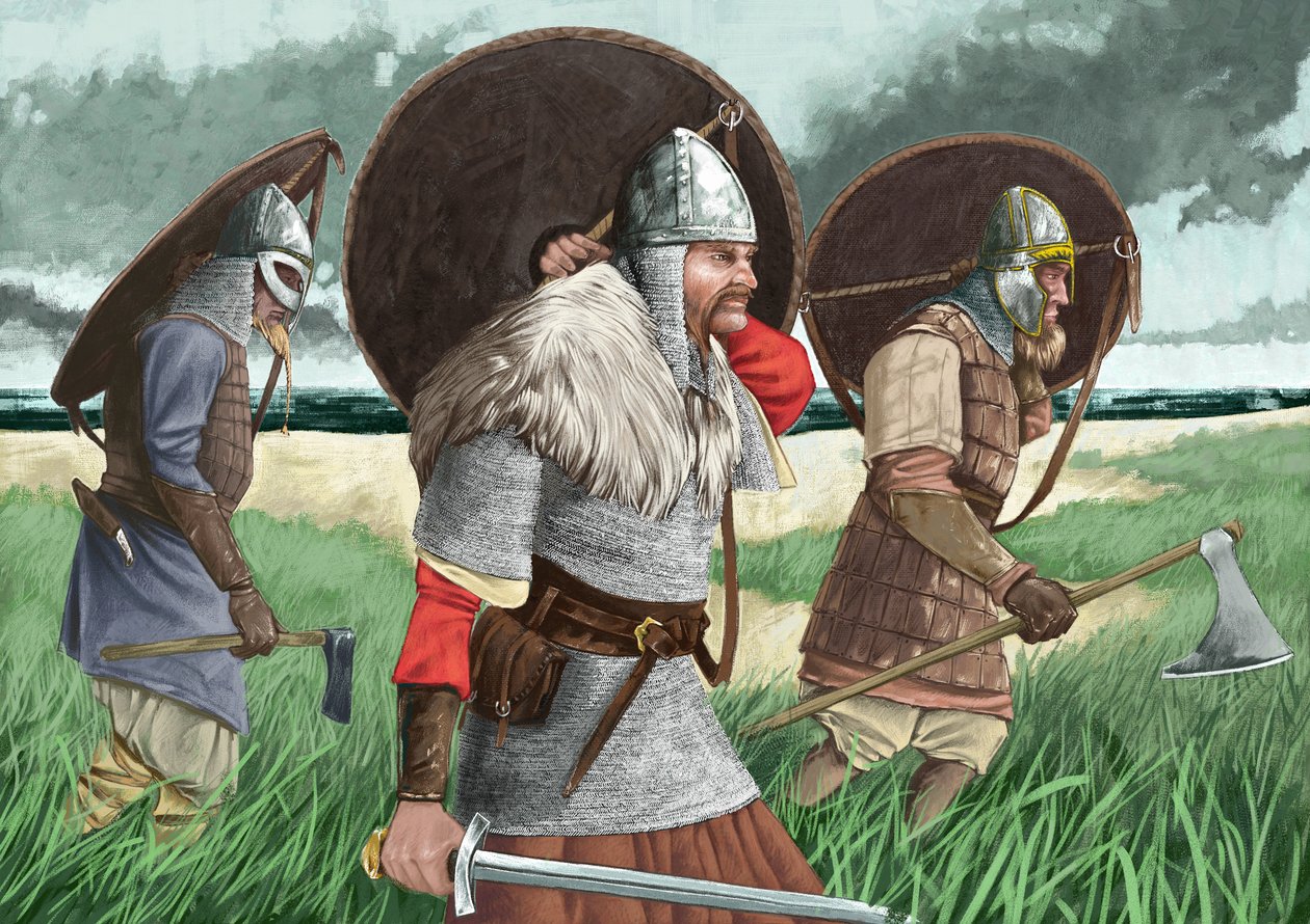 Vikingkrigere lander av Alessandro Lonati