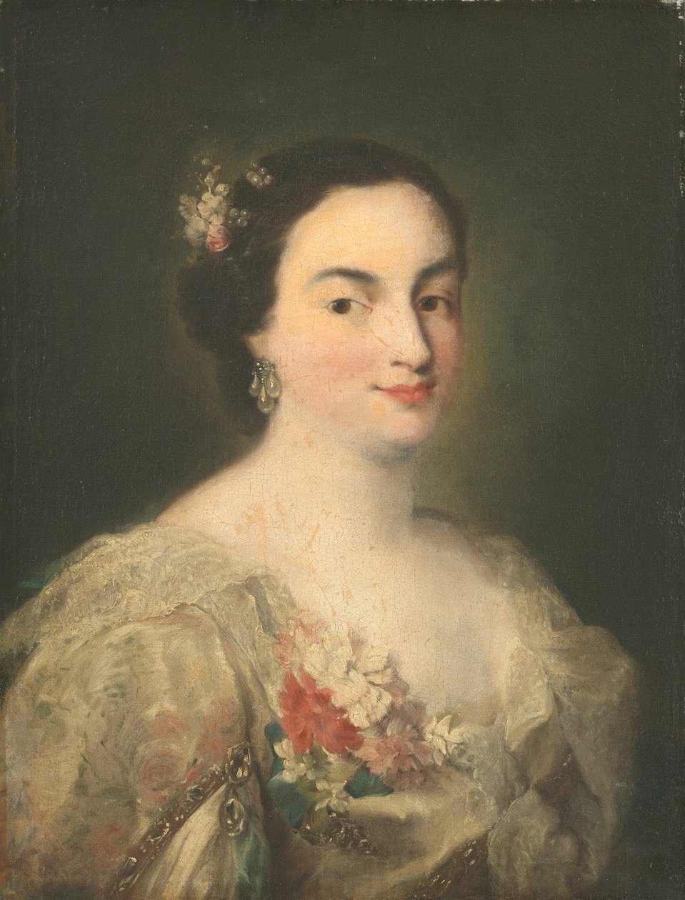 Portrett av en ung kvinne av Alessandro Longhi