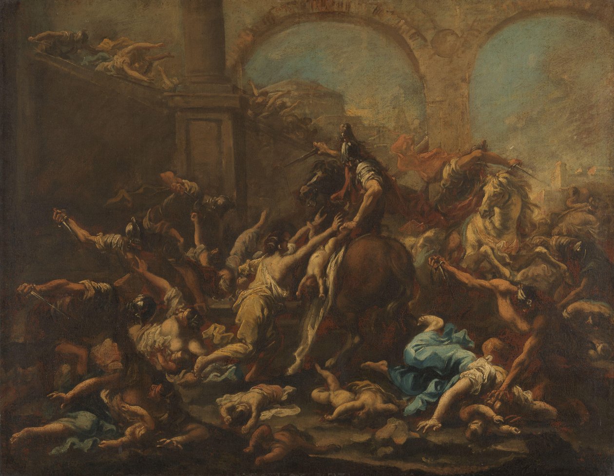 Massakren på de uskyldige av Alessandro Magnasco