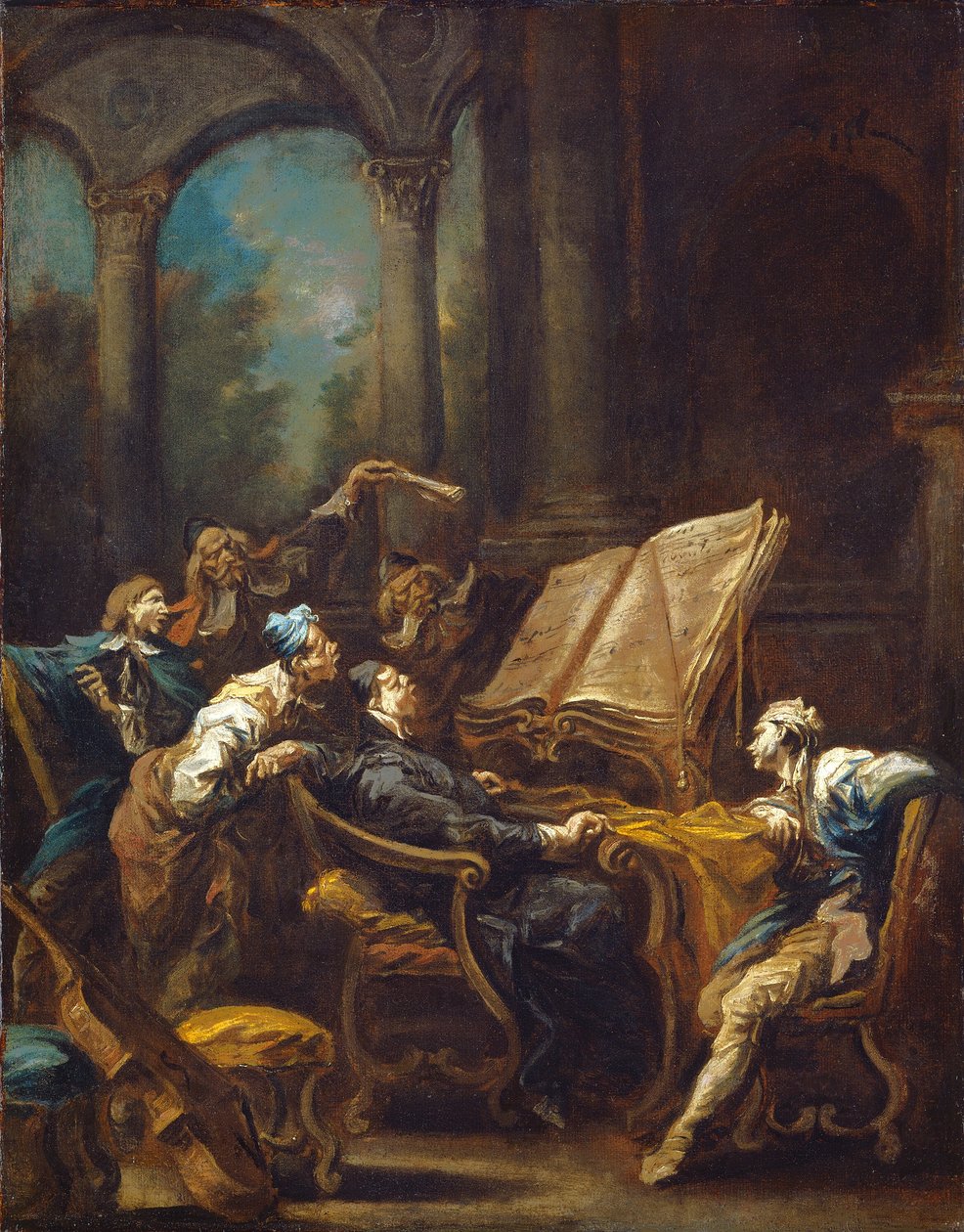 Koristene av Alessandro Magnasco