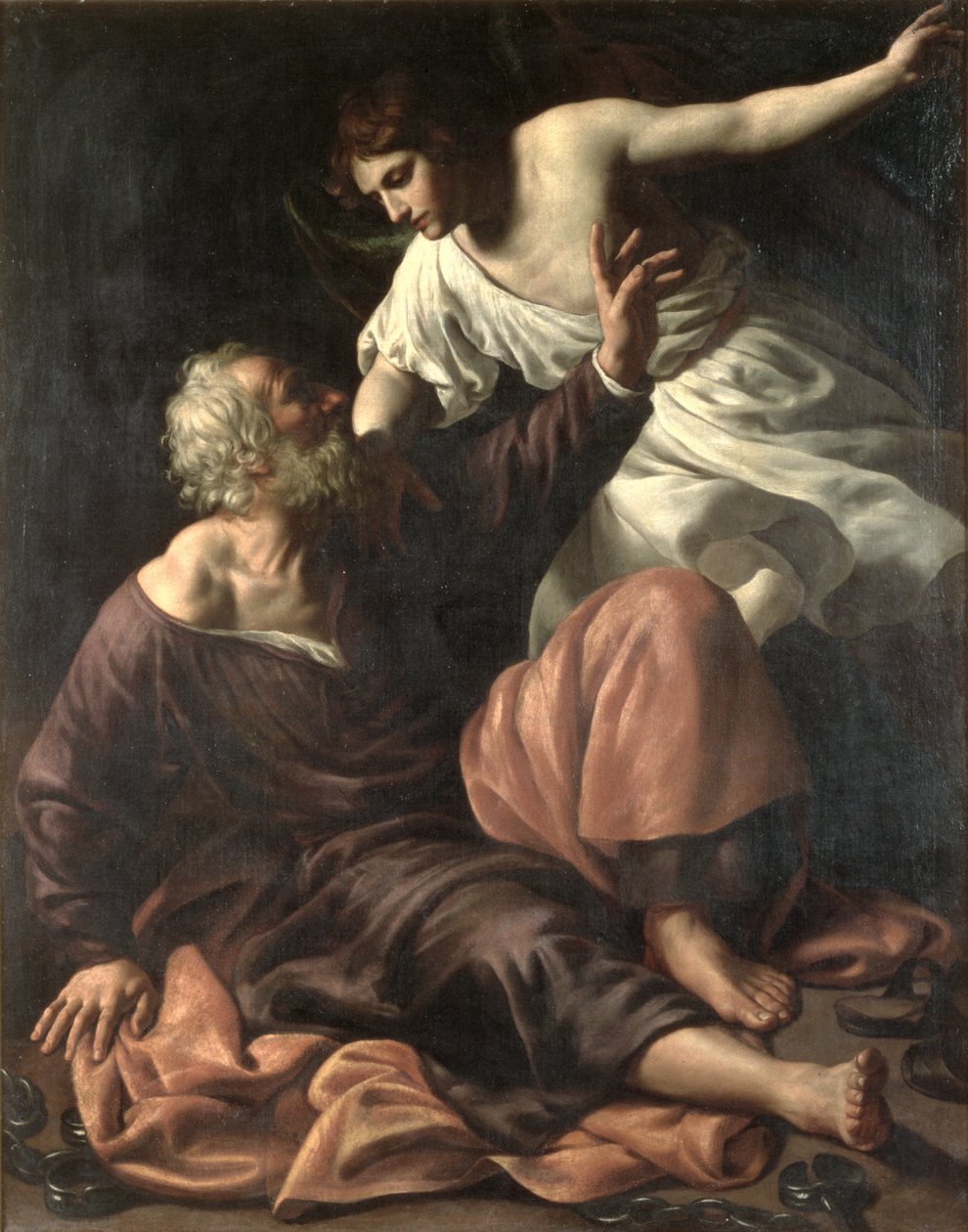 Frigjøringen av St. Peter av Alessandro Turchi