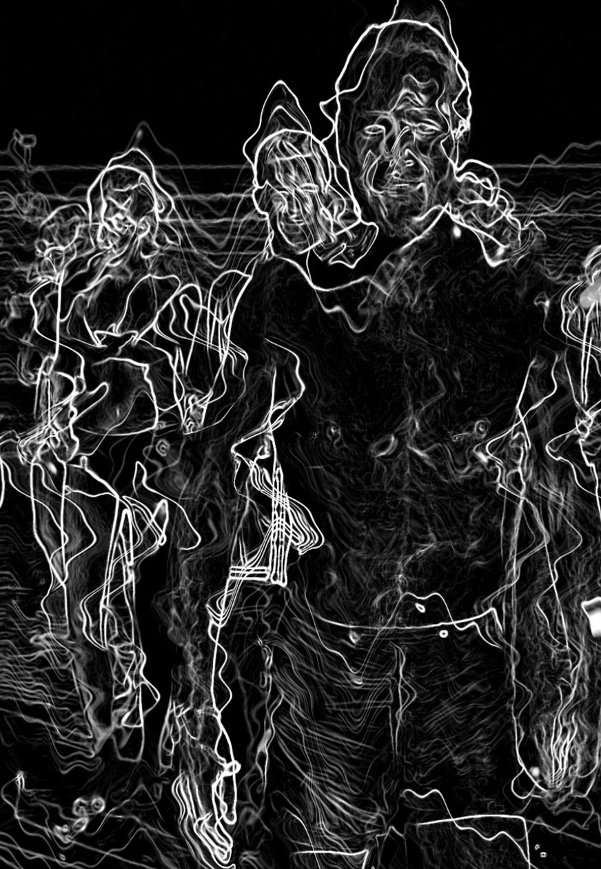 Ghosts, 2020 (blandet media) av Alex Caminker
