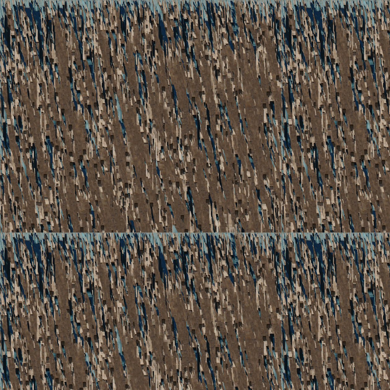 Margin II, 2019, (blandet media) av Alex Caminker