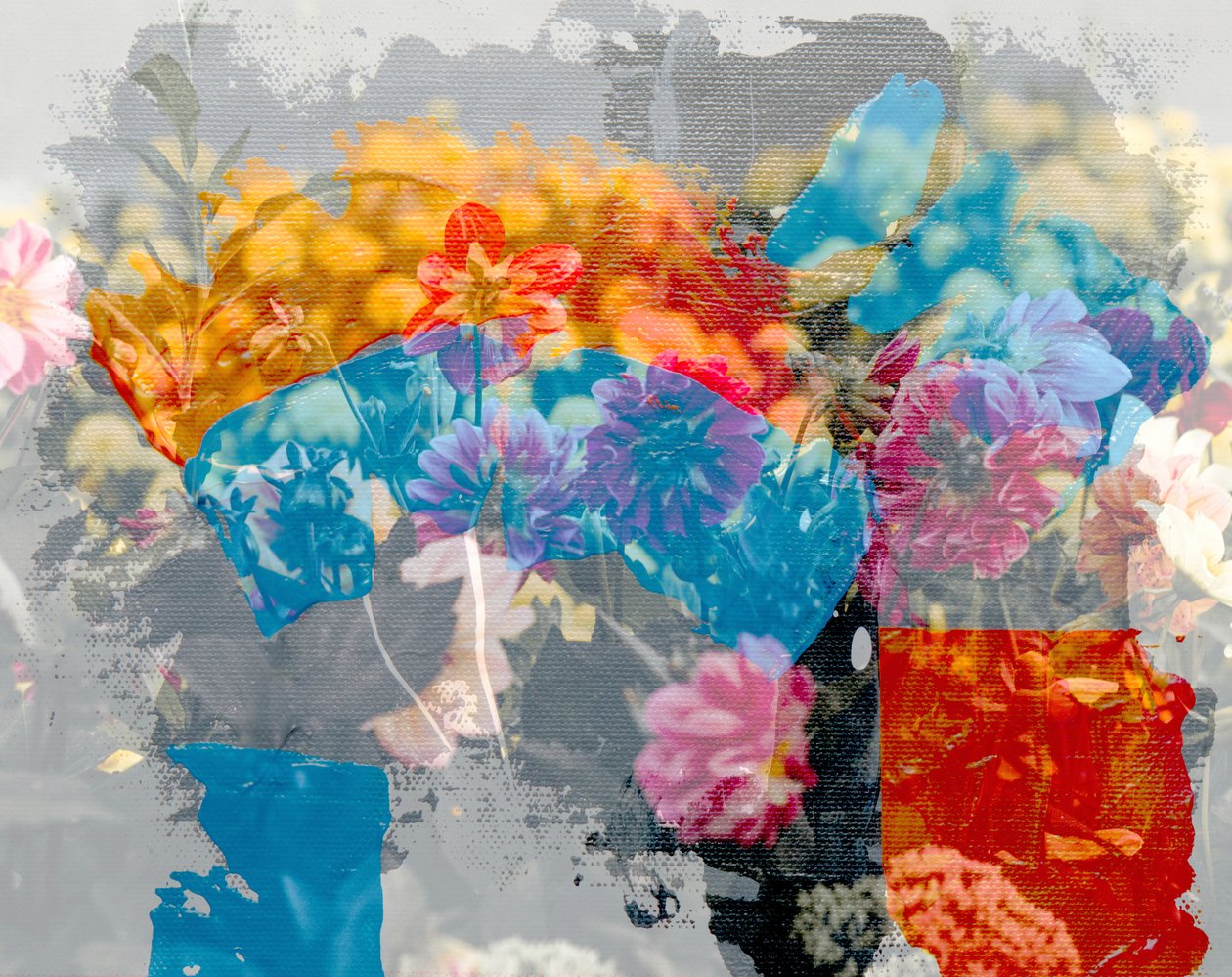 Rainbow, 2019, (blandet media) av Alex Caminker
