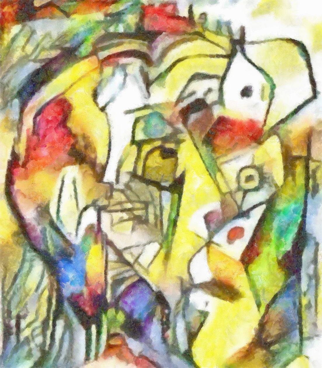 Syn, 2016, (blandet media) av Alex Caminker