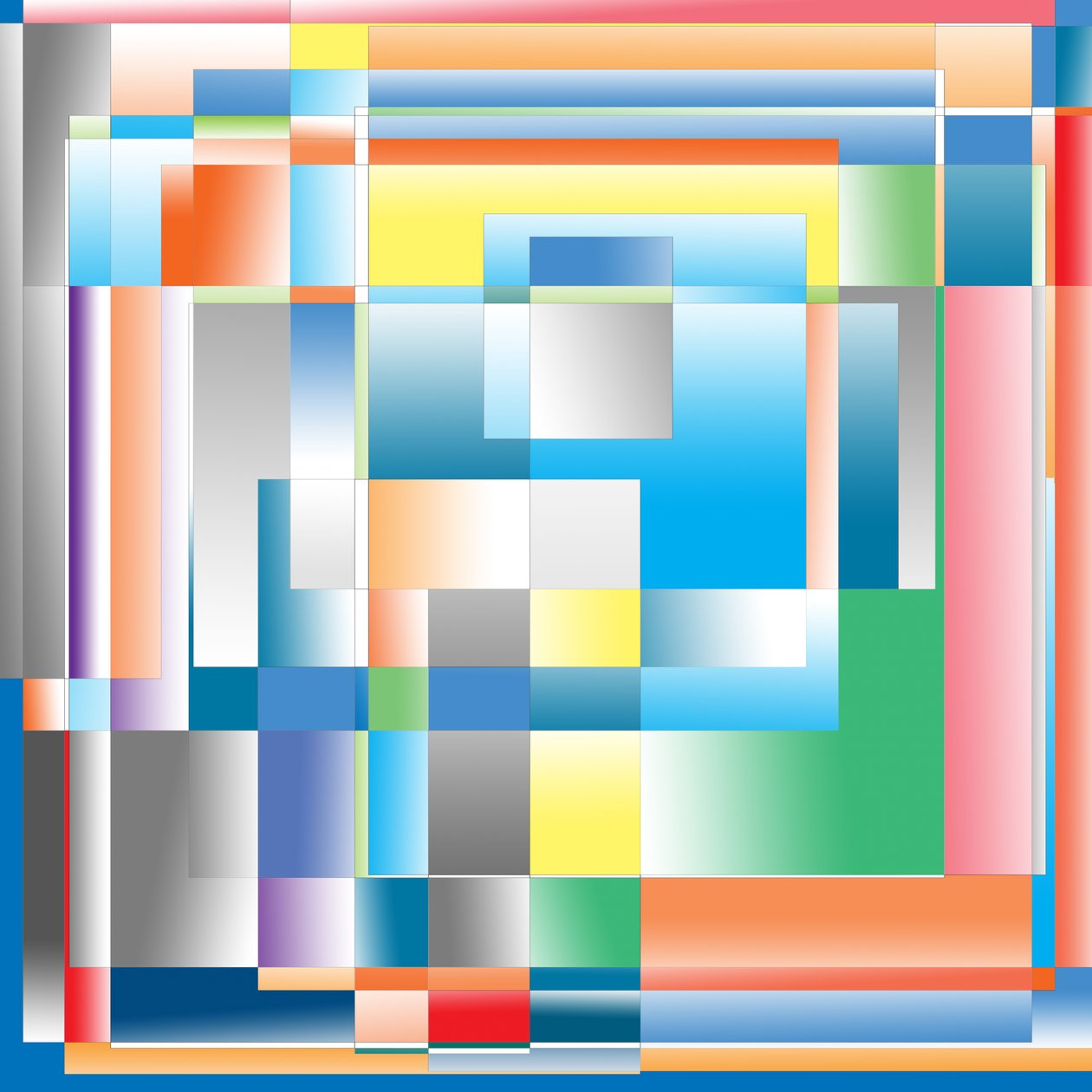 luft, 2019, (gradient) av Alex Caminker