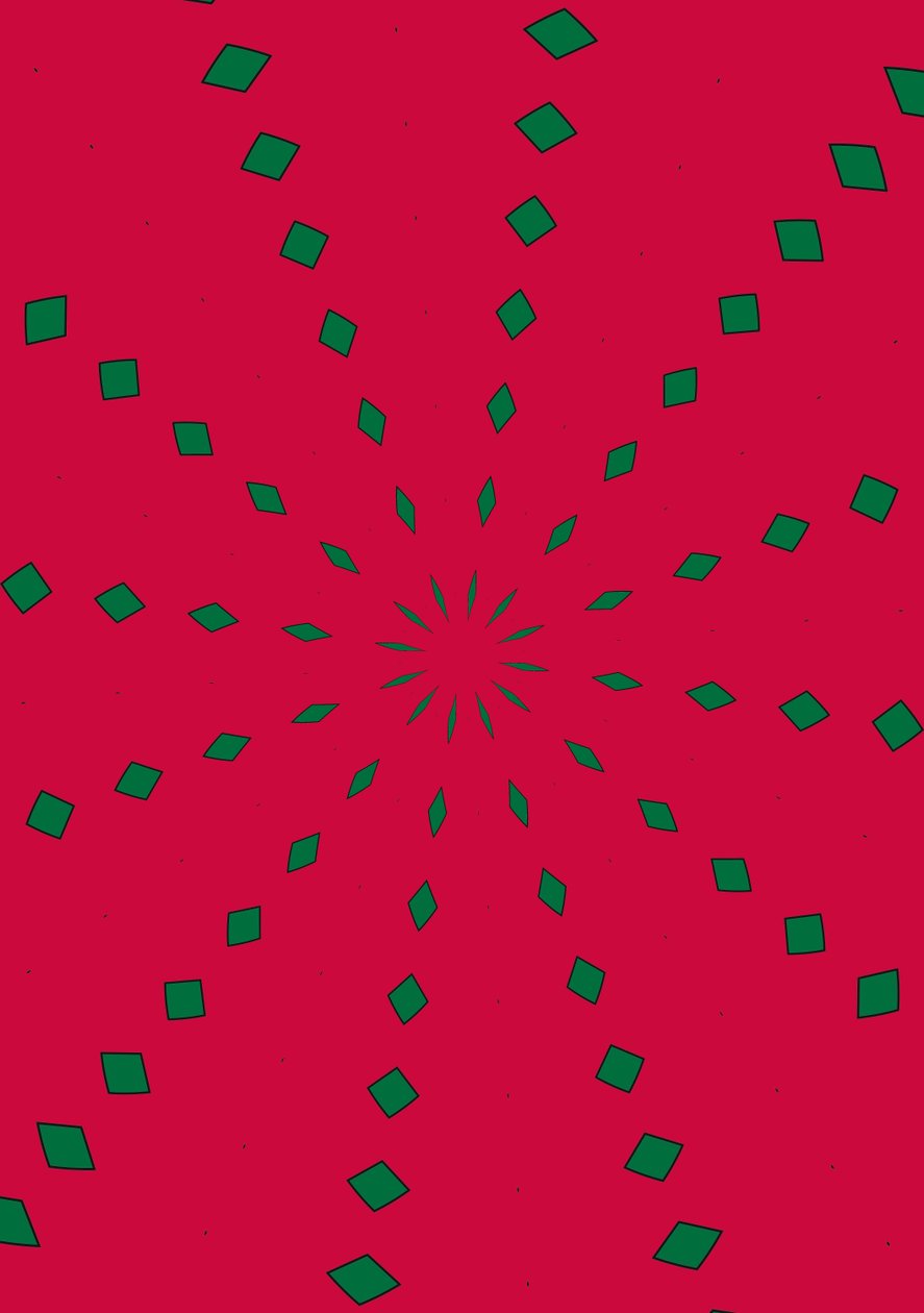 arabesk #16,2019,(blandet media) av Alex Caminker