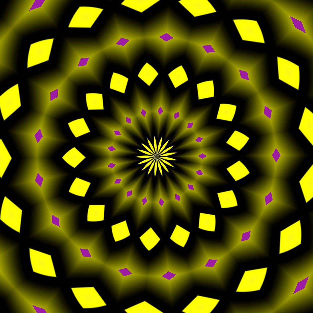 blomster #5,2019,(gradient) av Alex Caminker