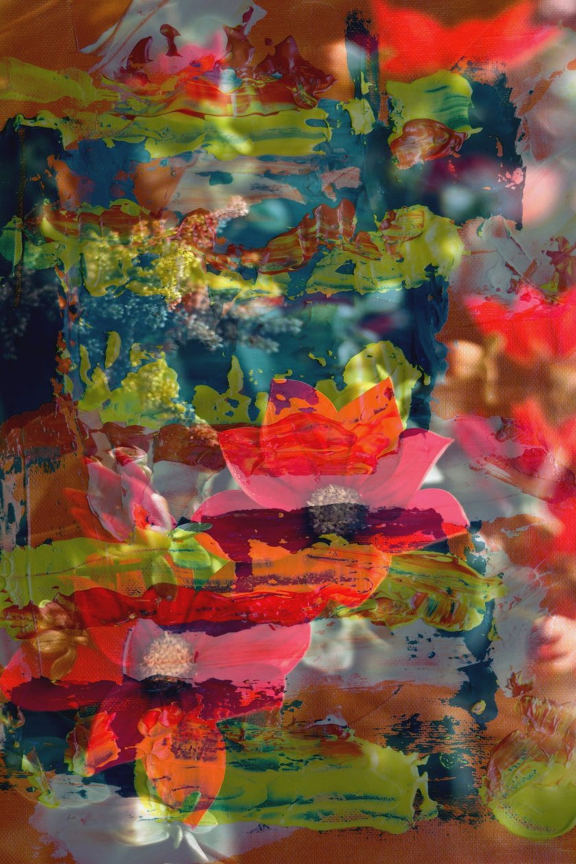 interpenetration,2019,(collage) av Alex Caminker