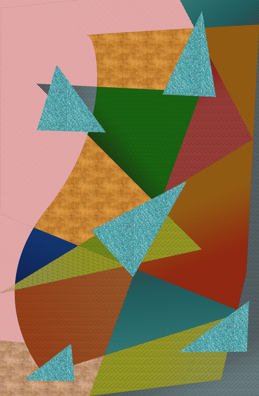 landskap #27,2019,(blandet media) av Alex Caminker