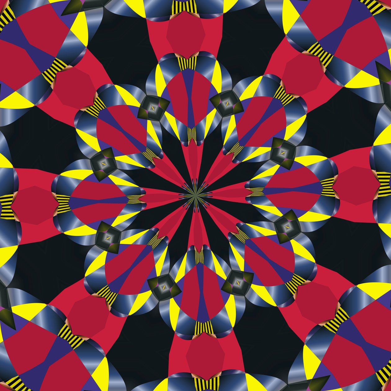 material symmetri, 2019, (blandet media) av Alex Caminker
