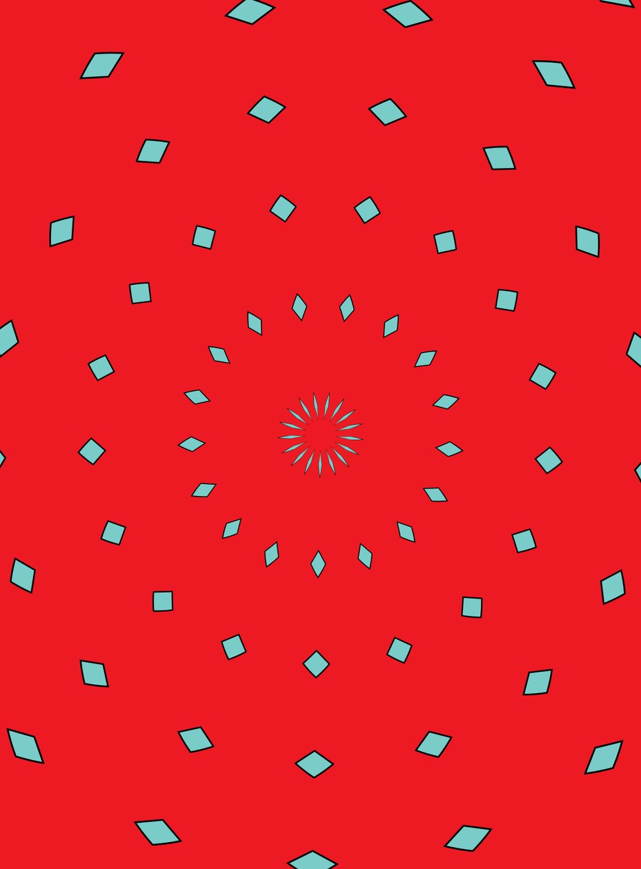 ornament #1,2019,(trykk) av Alex Caminker