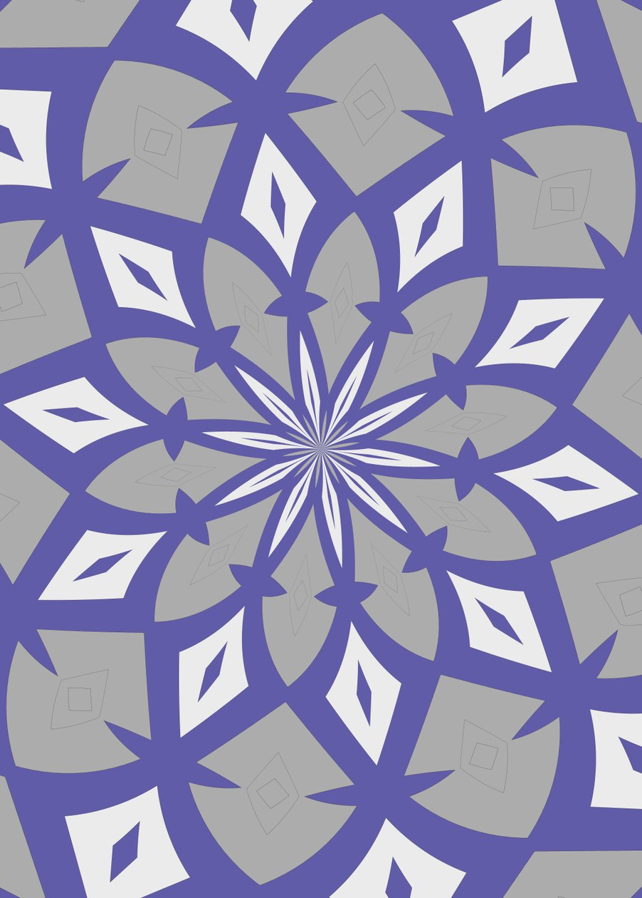 ornament #12,2019,(trykk) av Alex Caminker