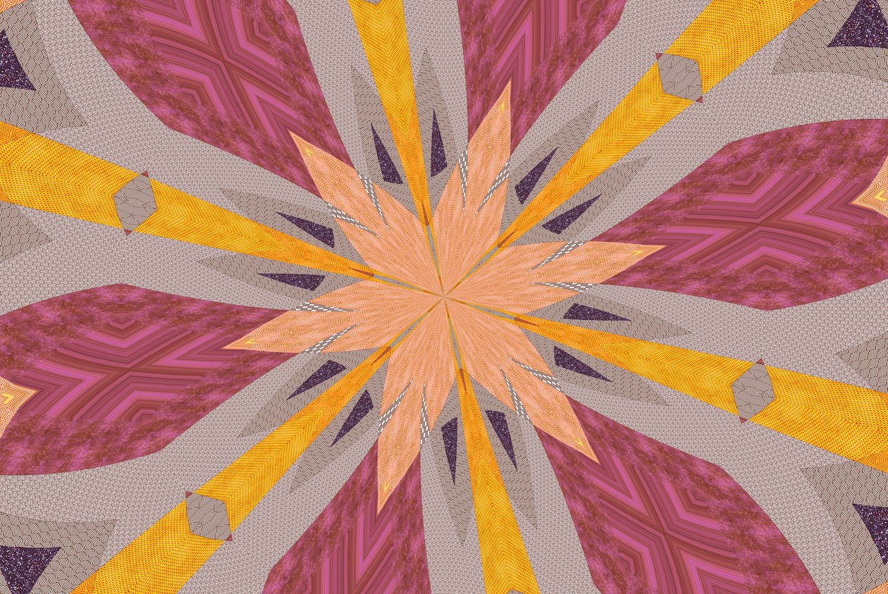 ornament #73,2019,(blandet media) av Alex Caminker