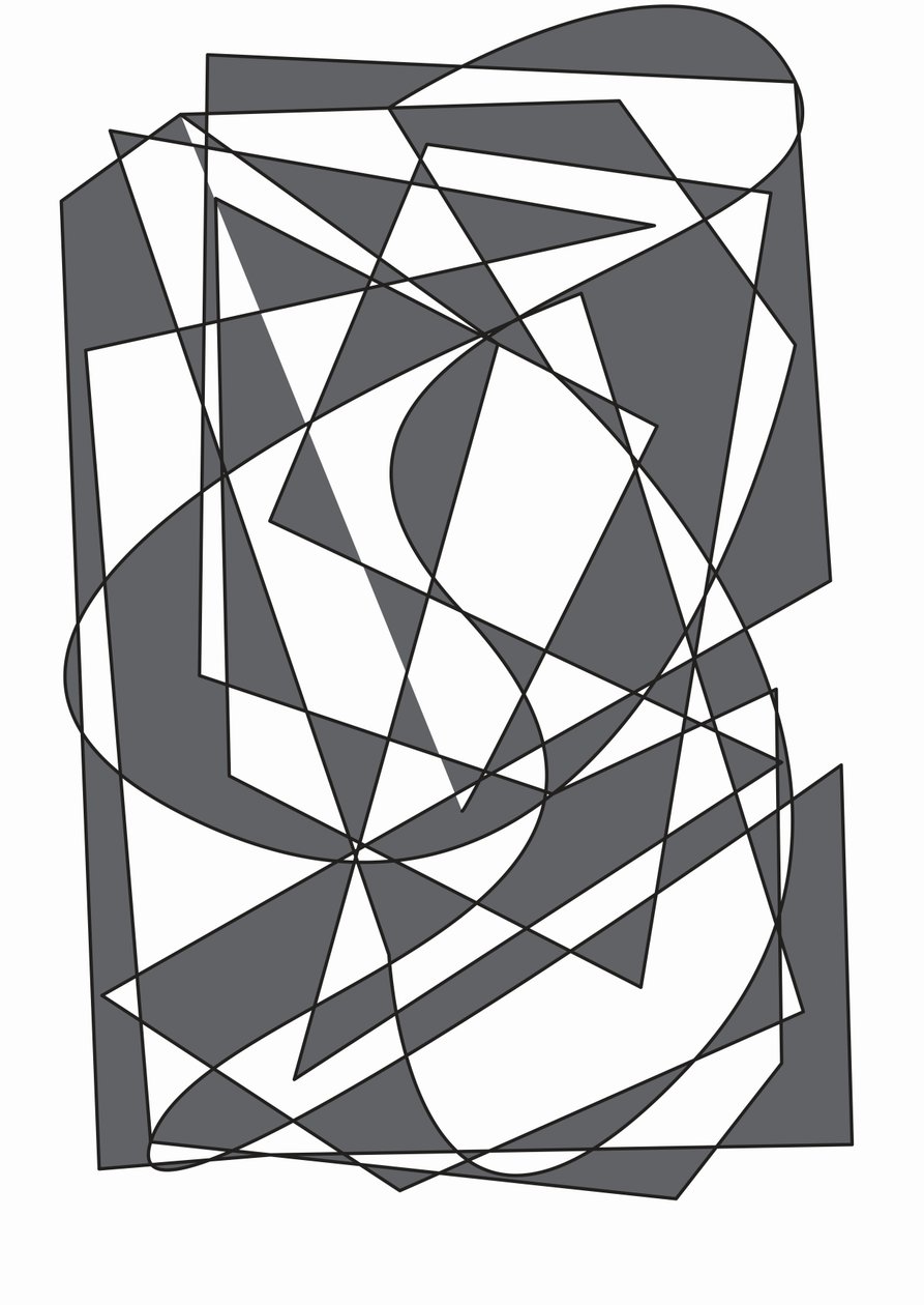 puslespill, 2017, (blandet media) av Alex Caminker