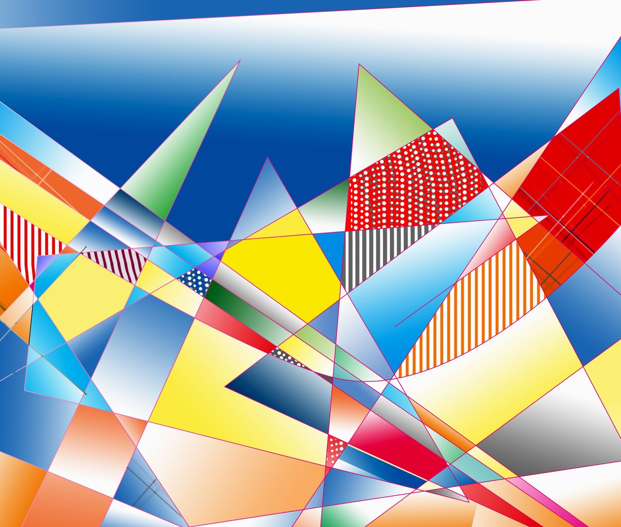 klingende fjell, 2019, (gradient) av Alex Caminker