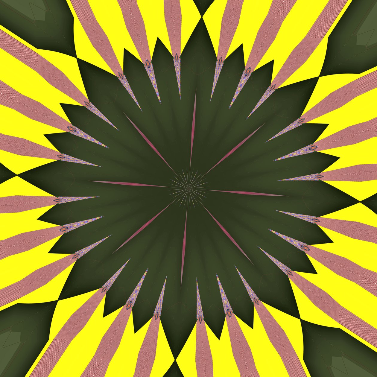 solsikke, 2019, (digital) av Alex Caminker