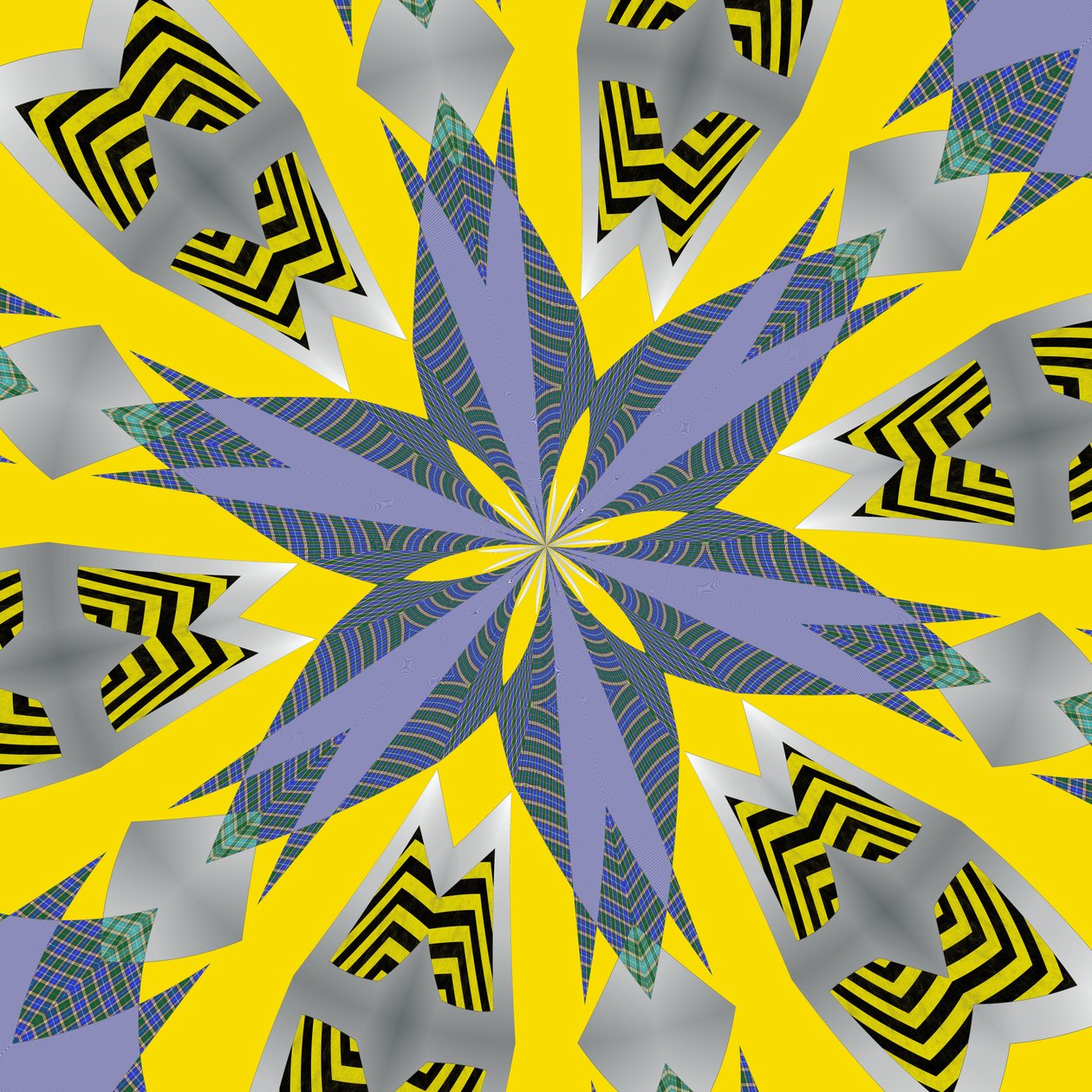 symmetri #28,2019,(blandet media) av Alex Caminker