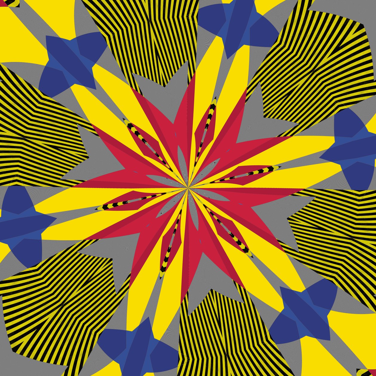symmetri #30,2019,(blandet media) av Alex Caminker