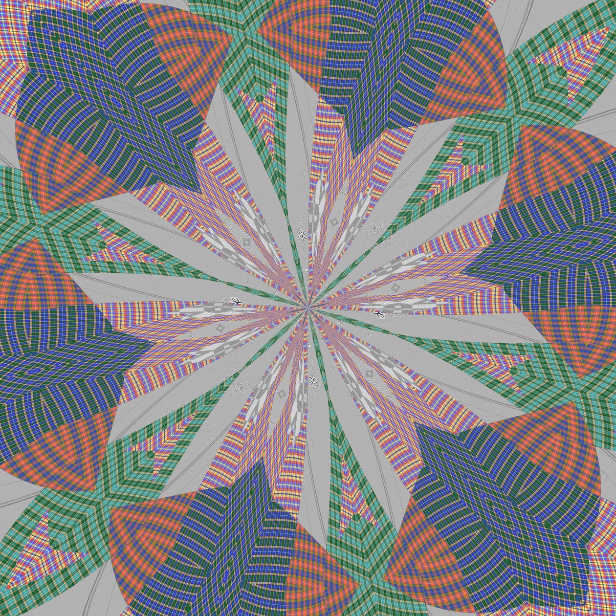 symmetri #32,2019,(blandet media) av Alex Caminker