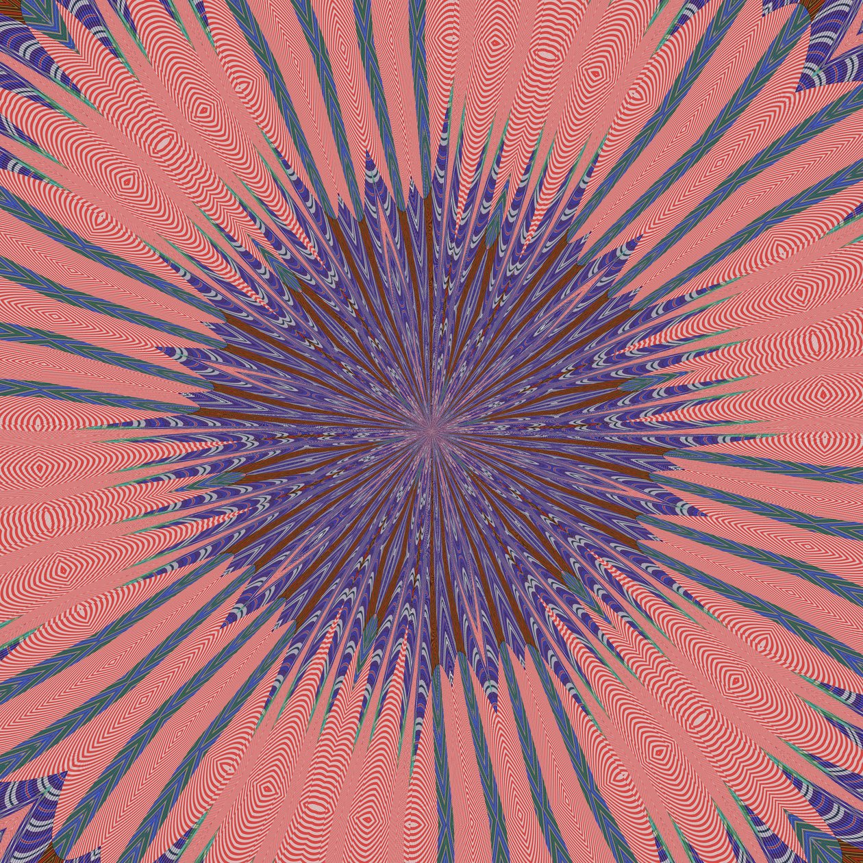 symmetri #34,2019,(blandet media) av Alex Caminker