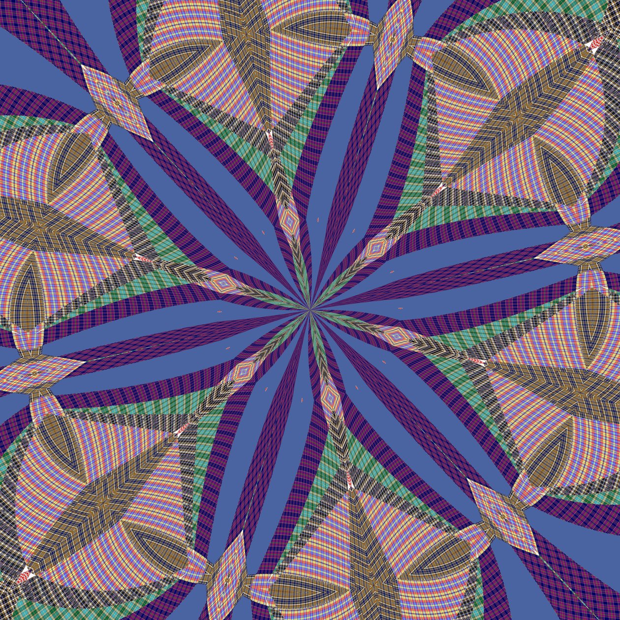 symmetri #36,2019,(blandet media) av Alex Caminker