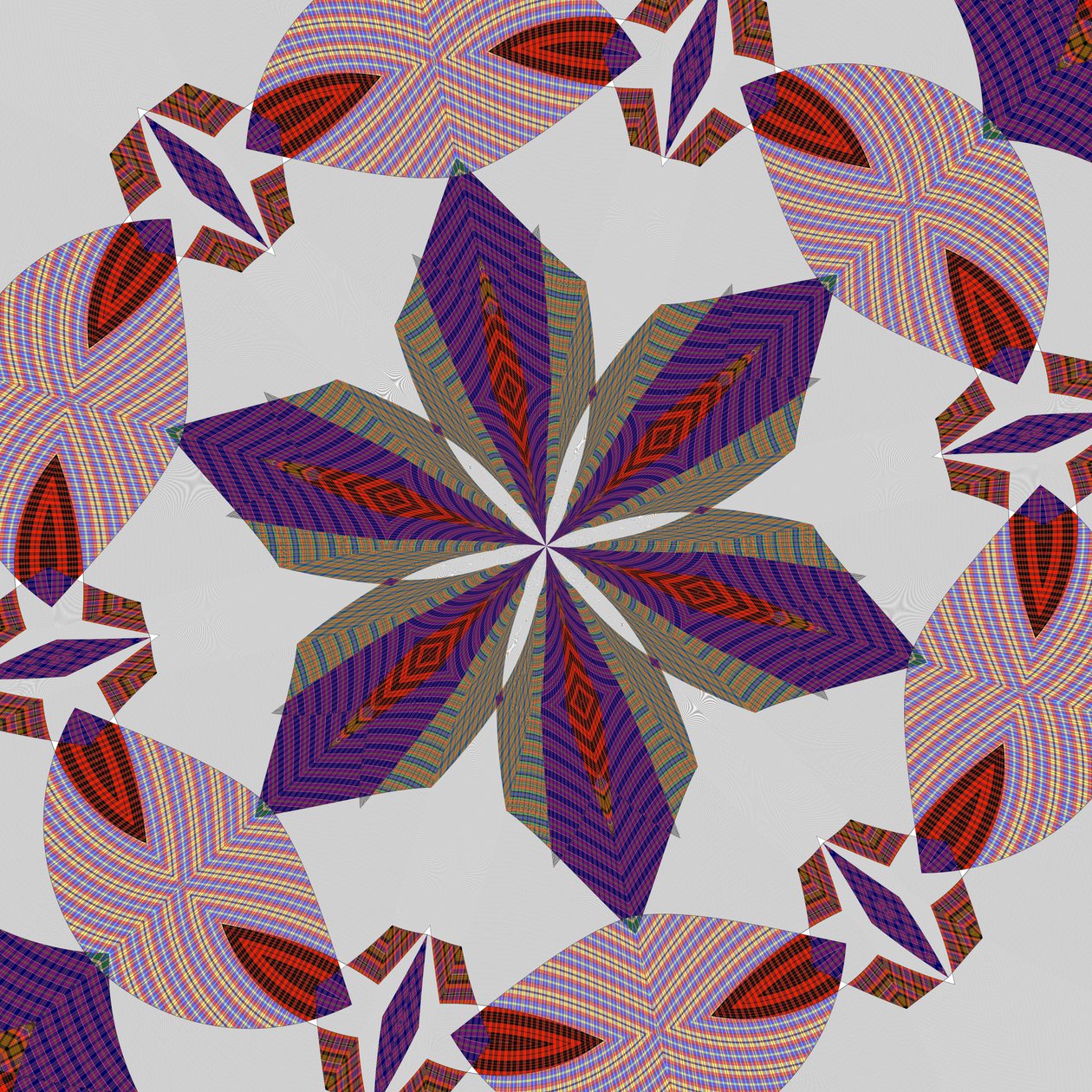 symmetri #41,2019,(blandet media) av Alex Caminker