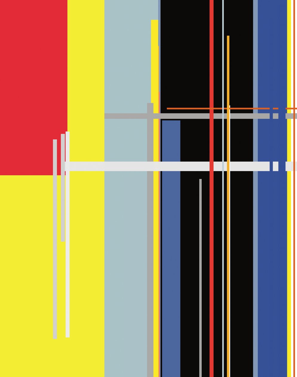 vertikal, 2016, av Alex Caminker