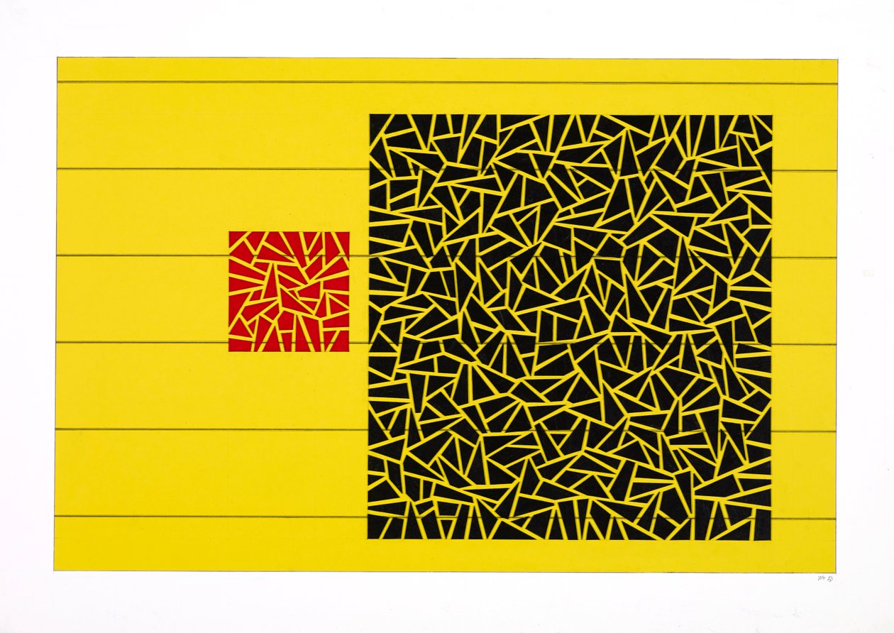 Poise på Yellow Field av Alex Dunn
