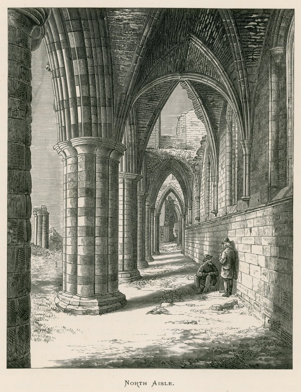 Whitby Abbey, North Aisle av Alexander Francis Lydon