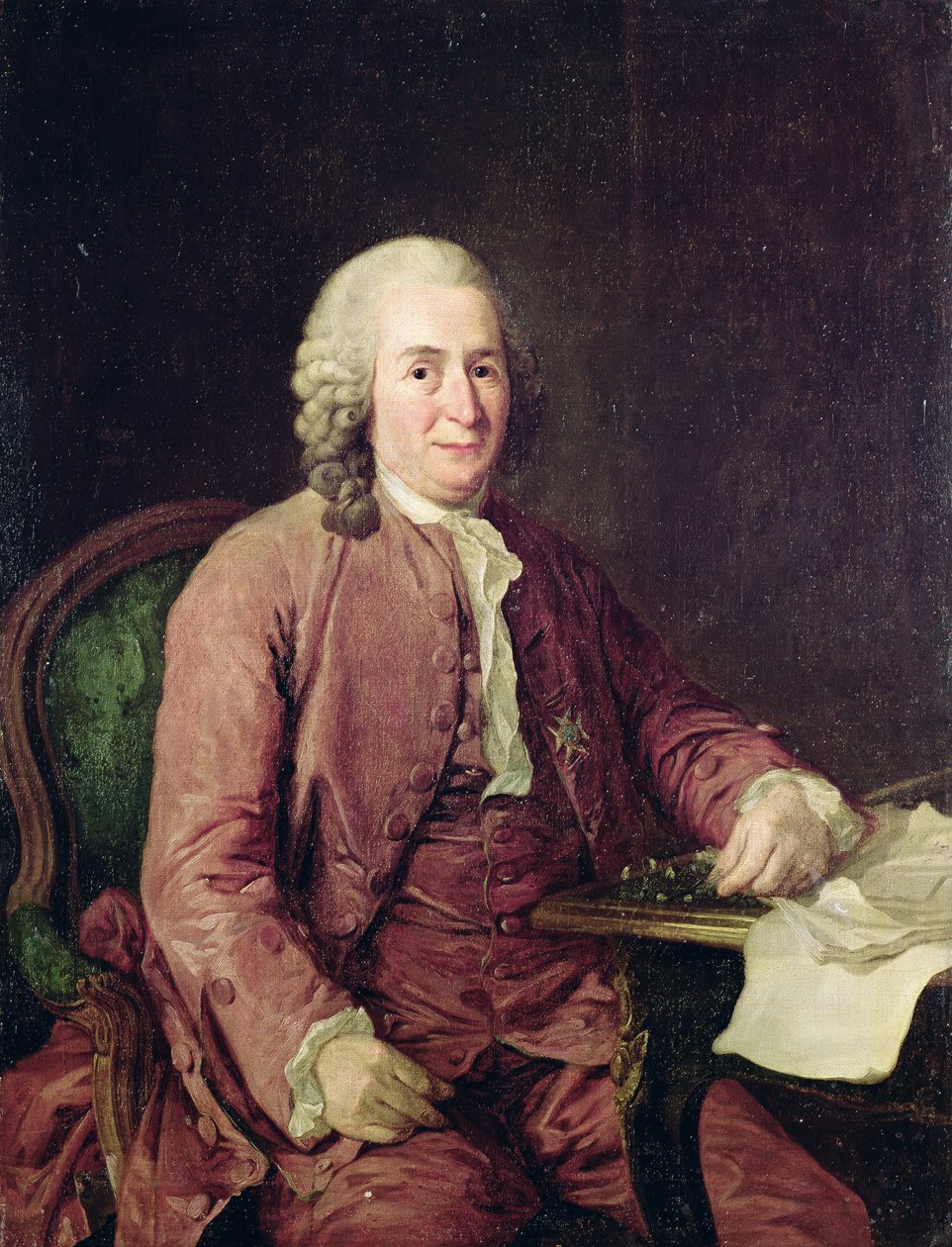 Portrett av Carl von Linnaeus (1707-78) av Alexander Roslin