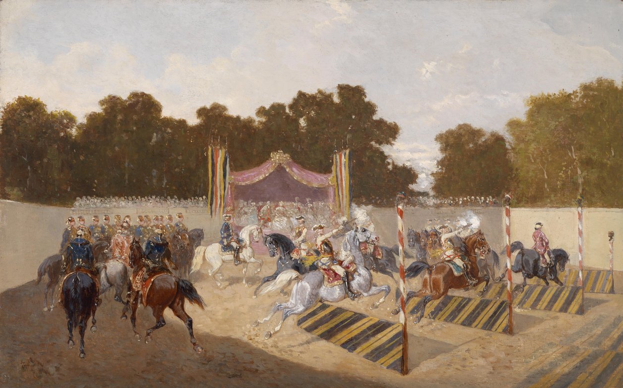 Historisk karusell av Alexander von Bensa