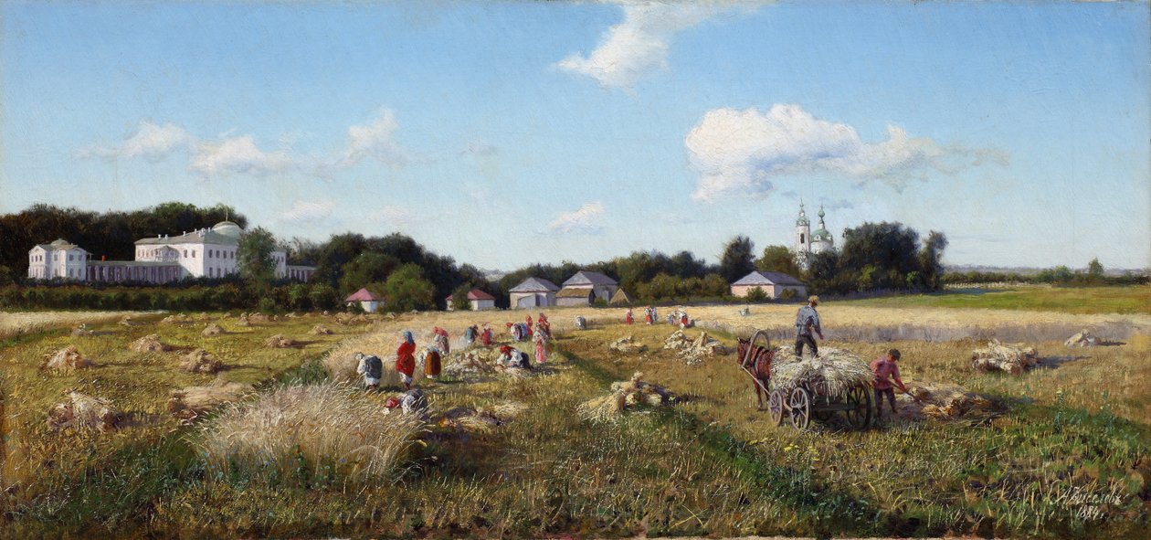 Harvest, 1884. av Alexander Alexeyevich Kiselev
