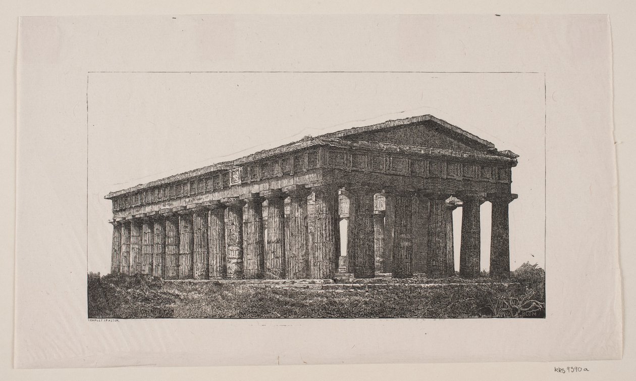 Poseidon Templet i Pestus av Alexander Blom