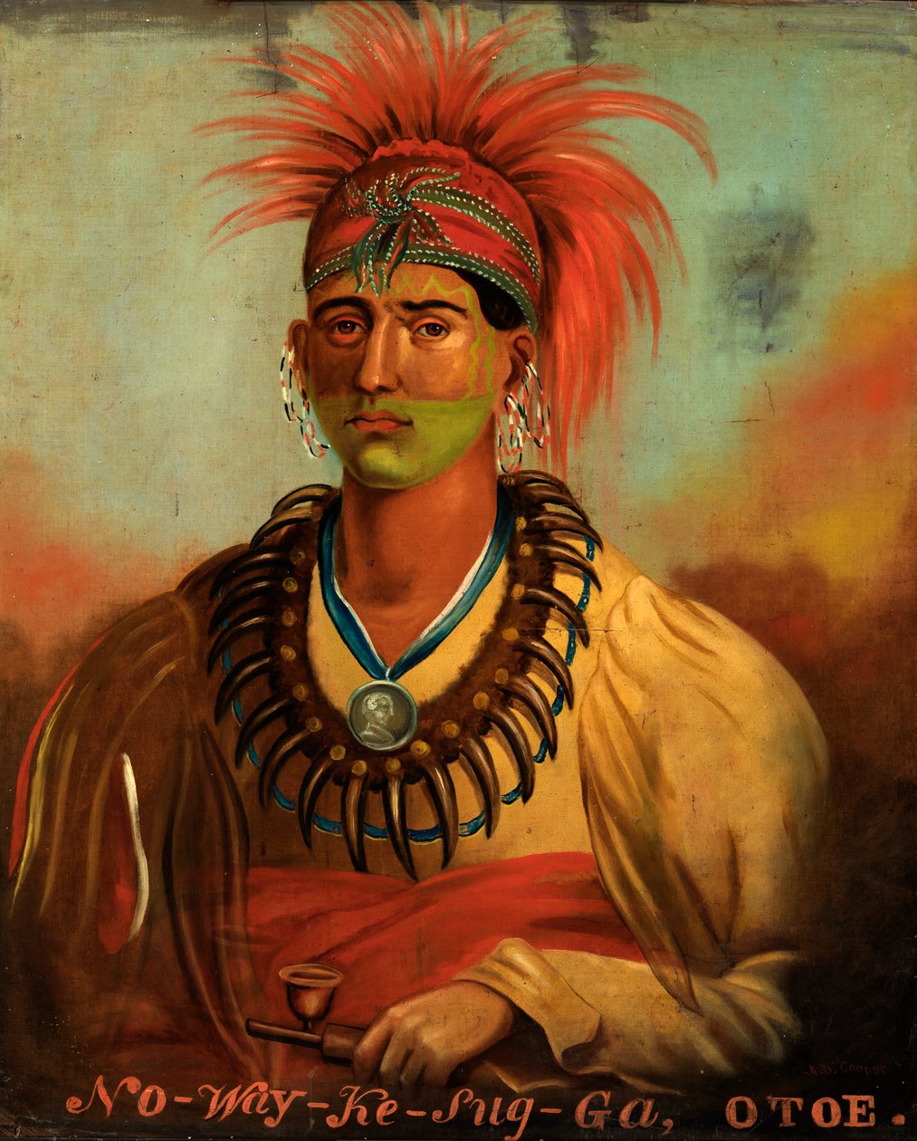 No-way-ke-sug-gay, ka. 1840. av Alexander Davis Cooper