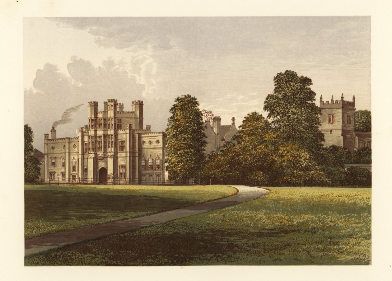 Coughton Court, Warwickshire, England. av Alexander Francis (after) Lydon