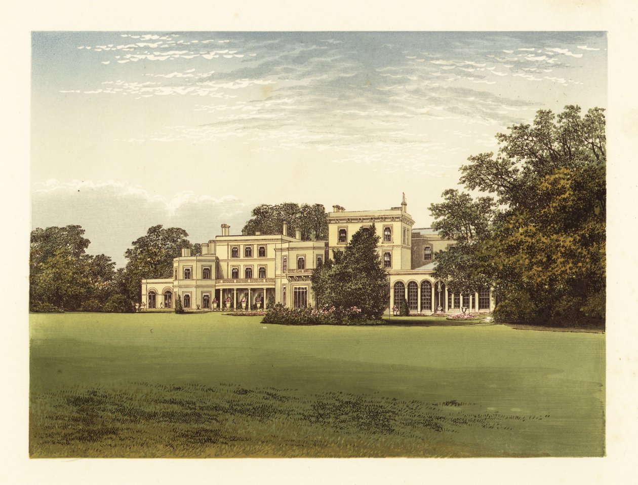 Danesfield House, Buckinghamshire, England. av Alexander Francis (after) Lydon