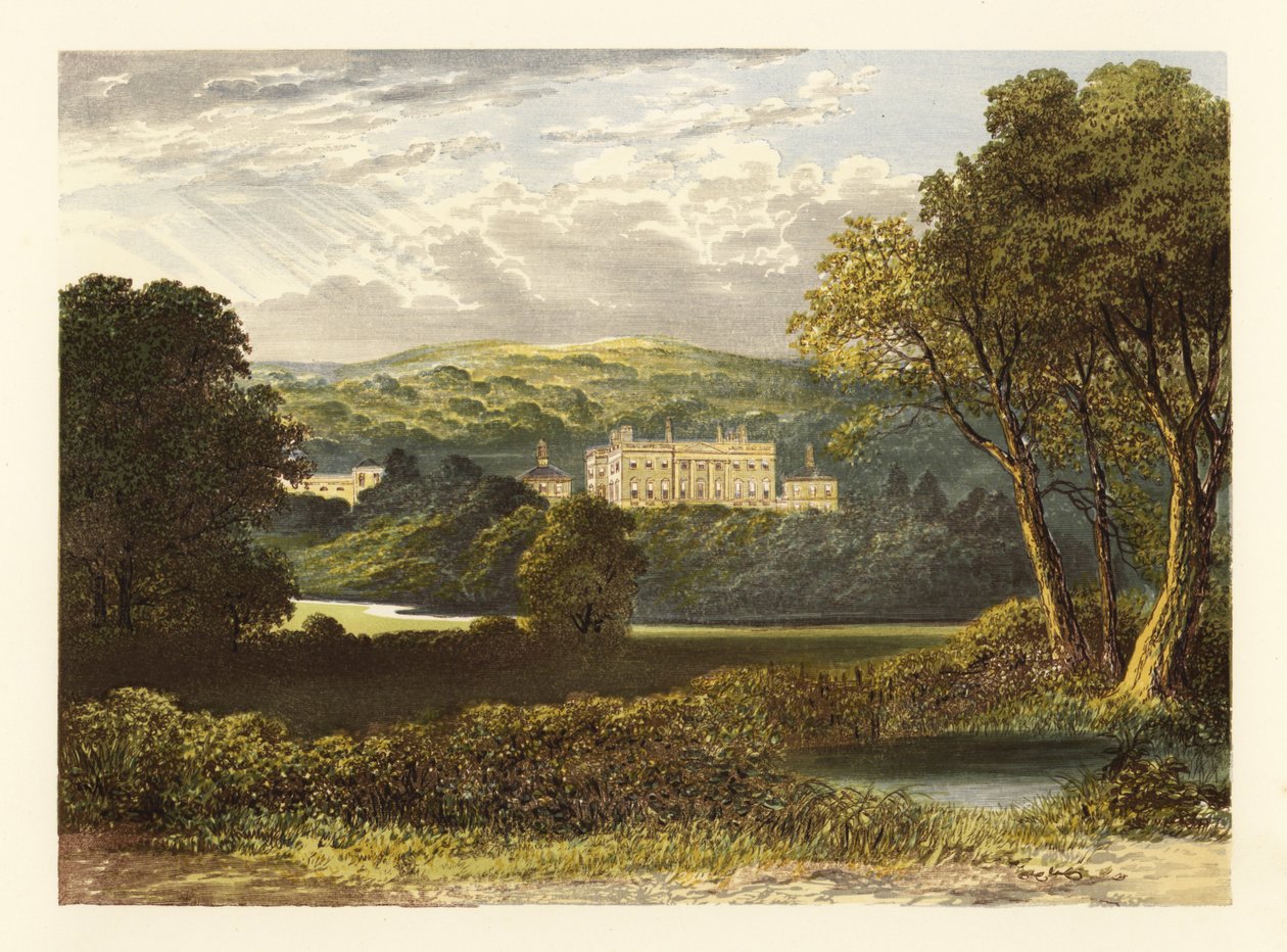 Denton Hall, Yorkshire, England. av Alexander Francis (after) Lydon