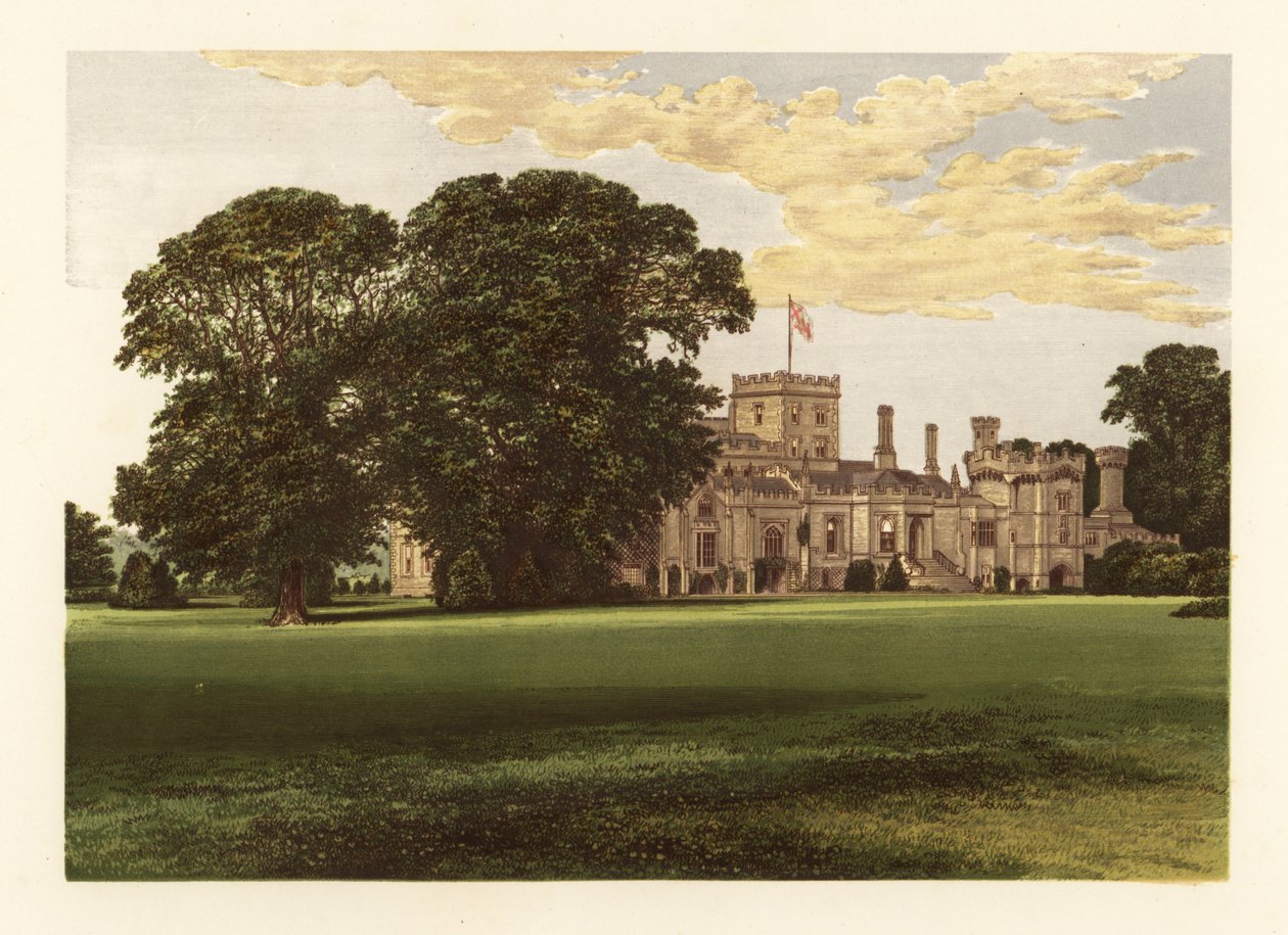 Elton Hall, Northamptonshire, England. av Alexander Francis (after) Lydon