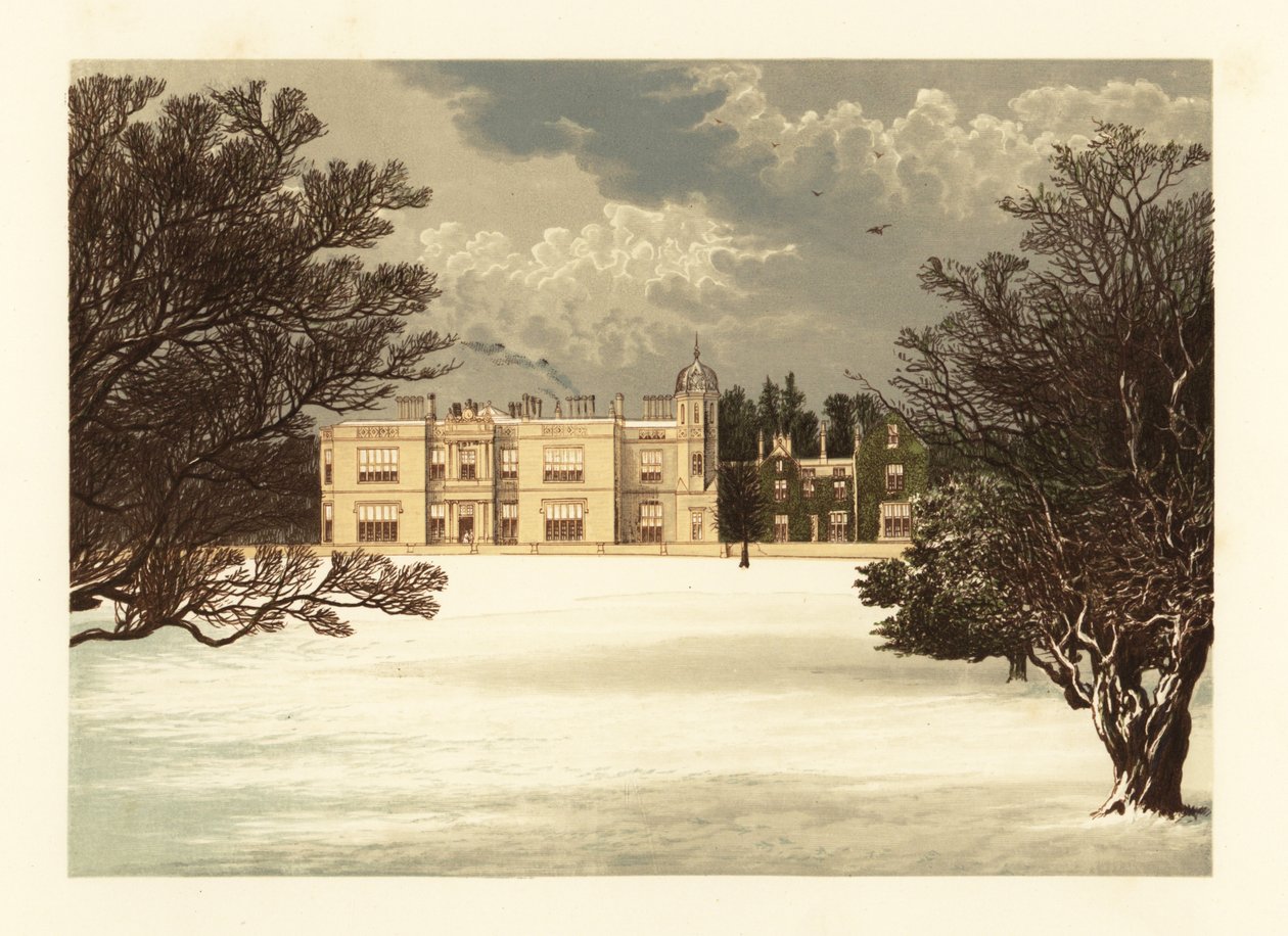 Eshton Hall, Yorkshire, England. av Alexander Francis (after) Lydon