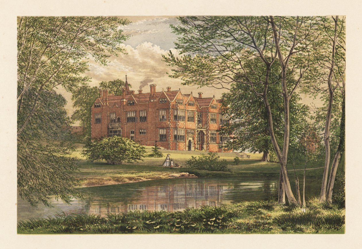 Franks Hall, Farningham, Kent, England. av Alexander Francis (after) Lydon