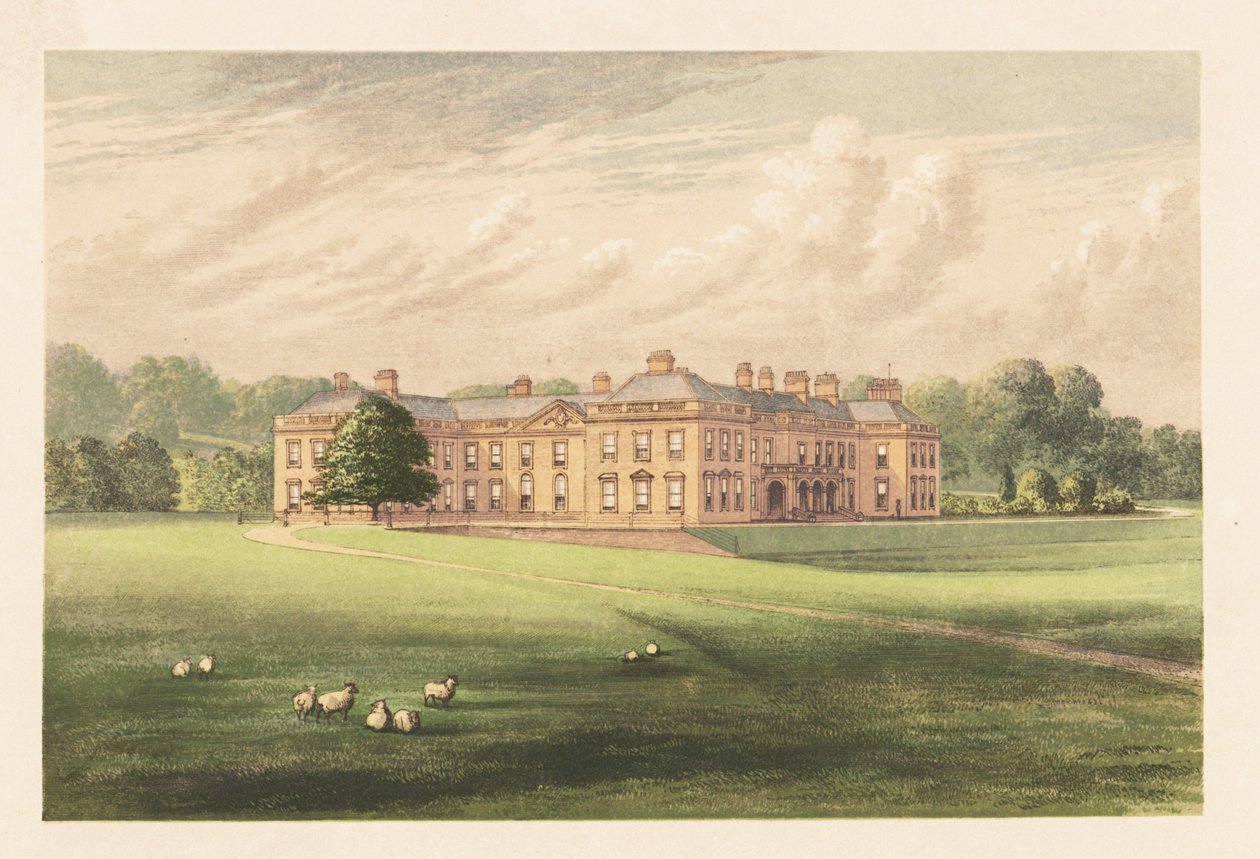 Holme Lacy, Herefordshire, England. av Alexander Francis (after) Lydon