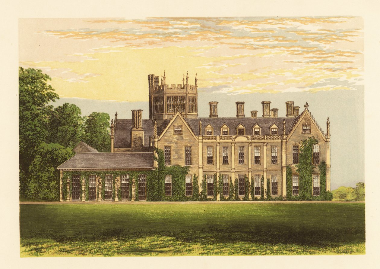 Melbury House, Dorsetshire, England. av Alexander Francis (after) Lydon