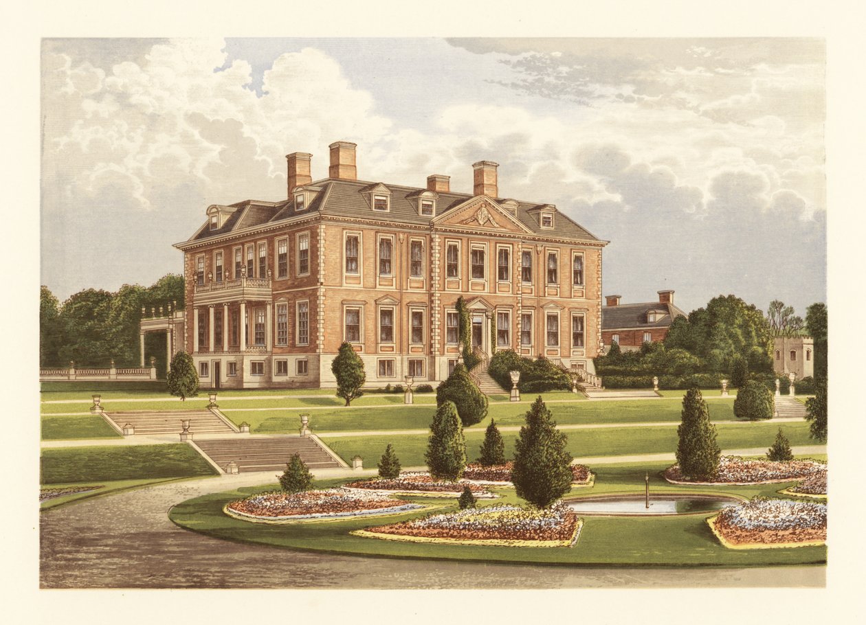 Melton Constable, Norfolk, England. av Alexander Francis (after) Lydon